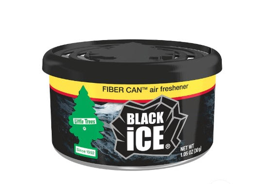 Little Trees Fiber Can Air Freshener Black Ice