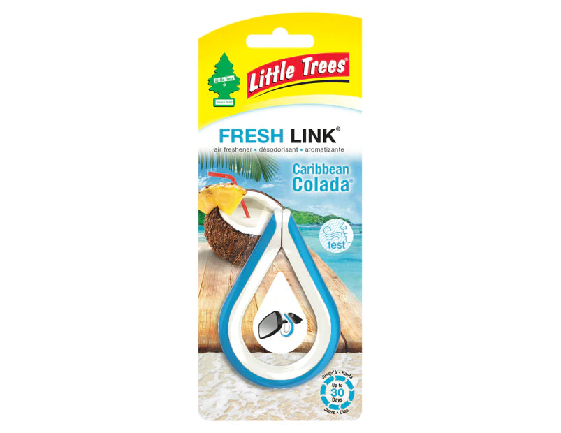 Little Trees Fresh Link Air Freshener, CARIBBEAN COLADA