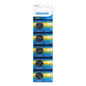 PHILIPS MINICELLS LITHIUM BATTERY CR2032 5-PACK