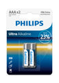 PHILIPS ULTRA ALKALINE AAA 2-PACK