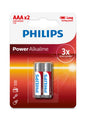 PHILIPS POWER ALKALINE AAA 2-PACK