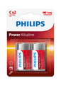 PHILIPS POWER ALKALINE C 2-PACK