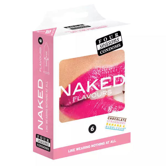 Four Season Naked Flavours Condom 6 Pack - FOR031